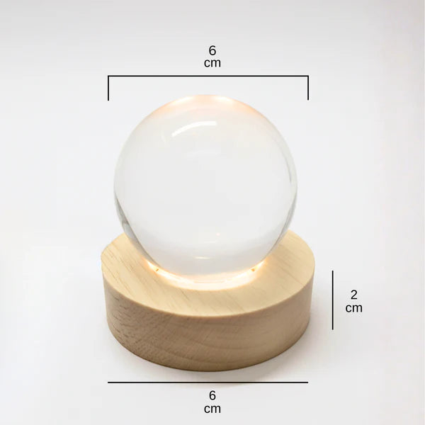 Divine Yugal Glow™ – Radha Krishna Crystal Sphere Lamp