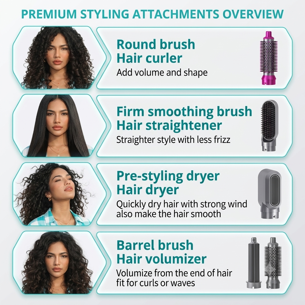 GlamHair 5-in-1 Multi Hair Styler